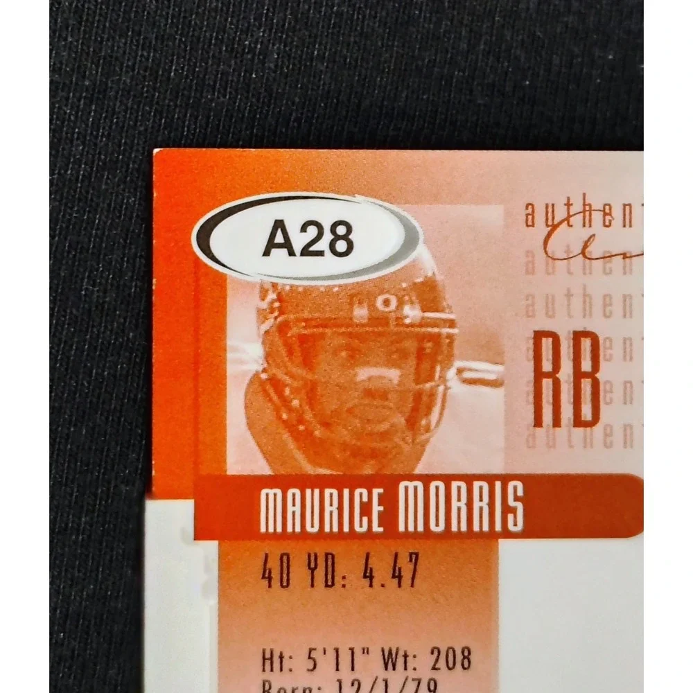 2002 Maurice Morris 2002 SAGE Hit RC Auto SP 610/720 #A28 Seahawks Football‎
